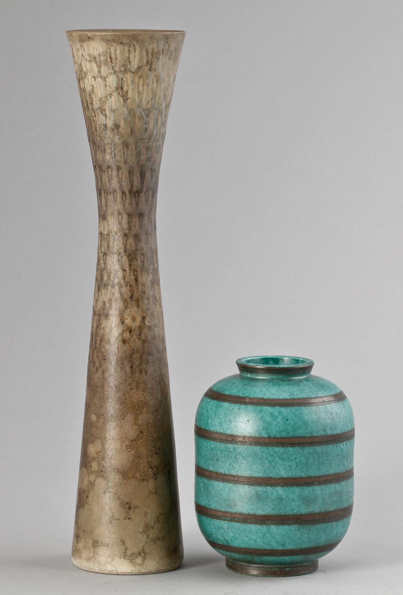 VASER, 2 st, Gustavsberg samt Rörstrand.