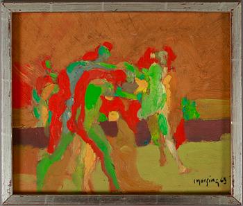 IVAR MORSING, olja på pannå, signerad och daterad -63.