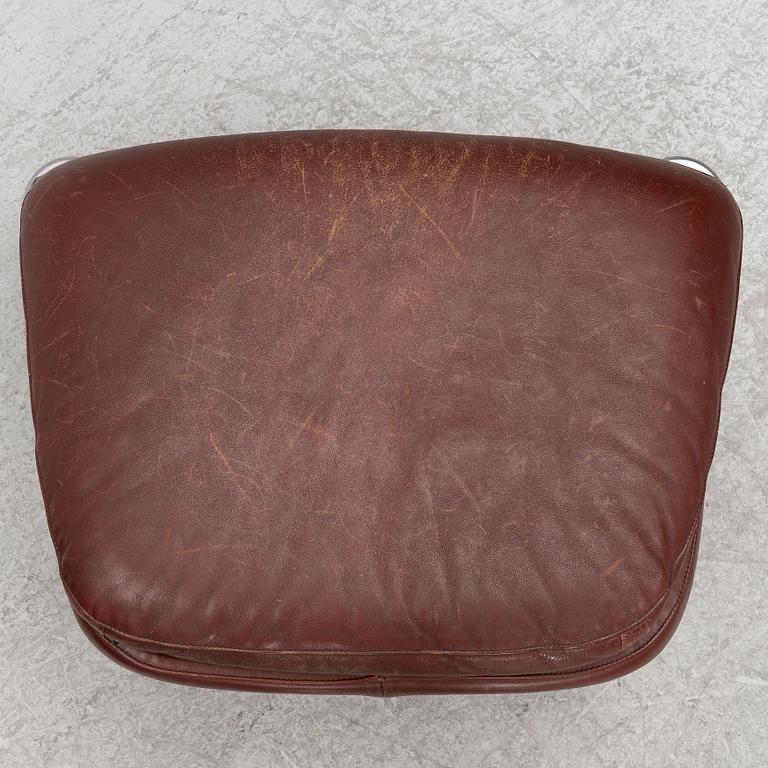 Gerard van den Berg, Armchair with footstool, "Loge", Montis, Netherlands, late 20th century.