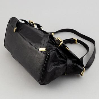 Mulberry, a black leather 'Alexa' bag.
