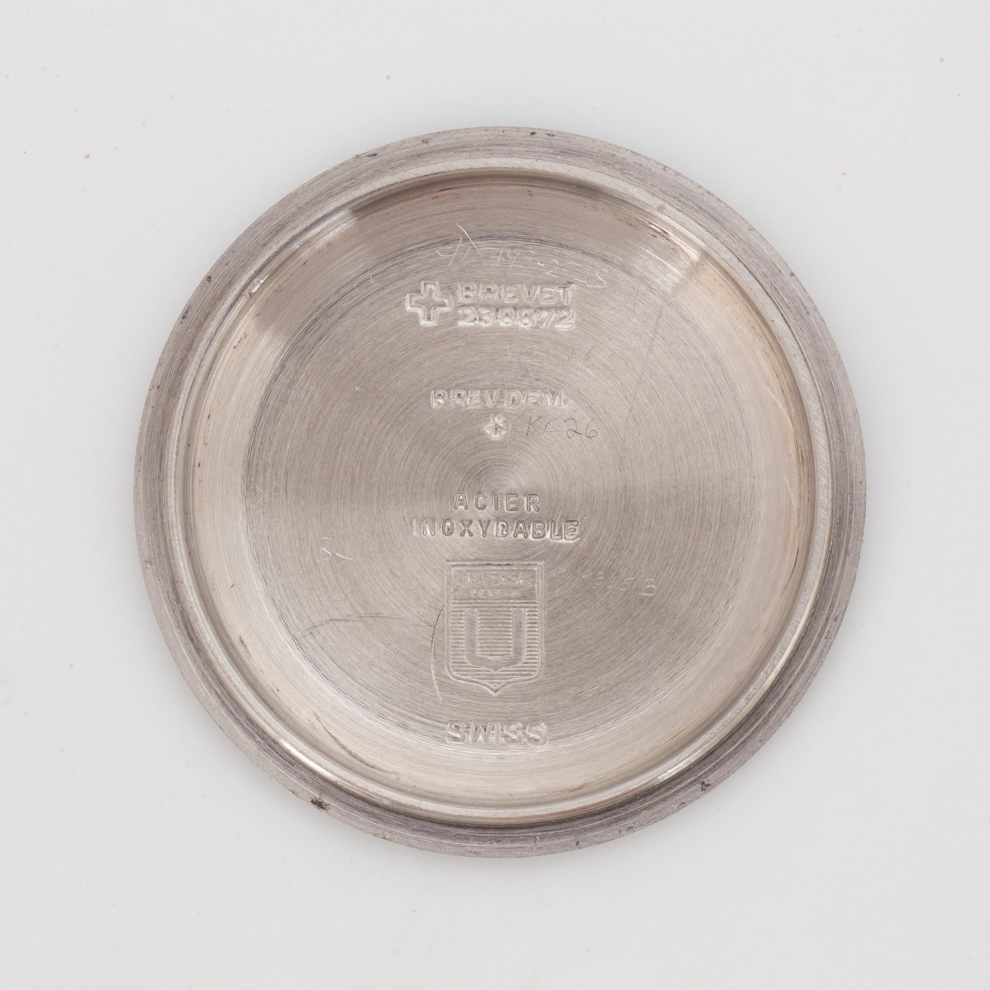 UNIVERSAL GENÈVE, Polerouter super, (SWISS T), armbandsur, 35,5 mm,