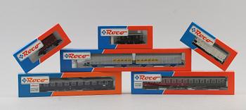 SAMLING MODELLTÅGSDELAR, 20 delar, Roco, Österrike.