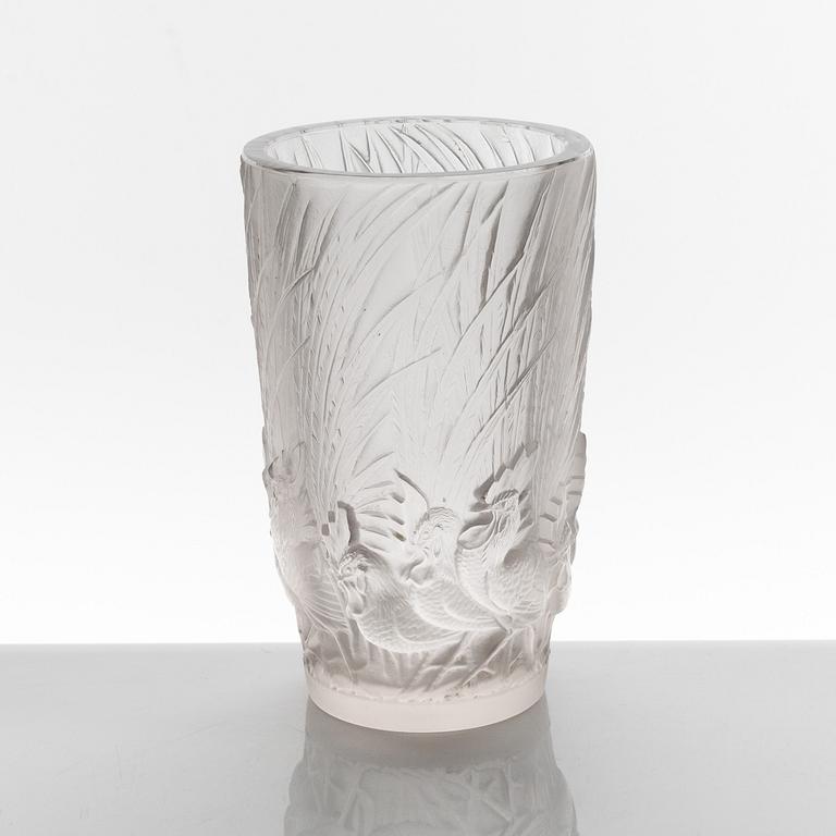 René Lalique, "Coqs et Plumes", vas, 1920-30-tal, efter 1928.