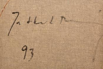 Jette L Ranning, oil on canvas, A verso signed, dated.