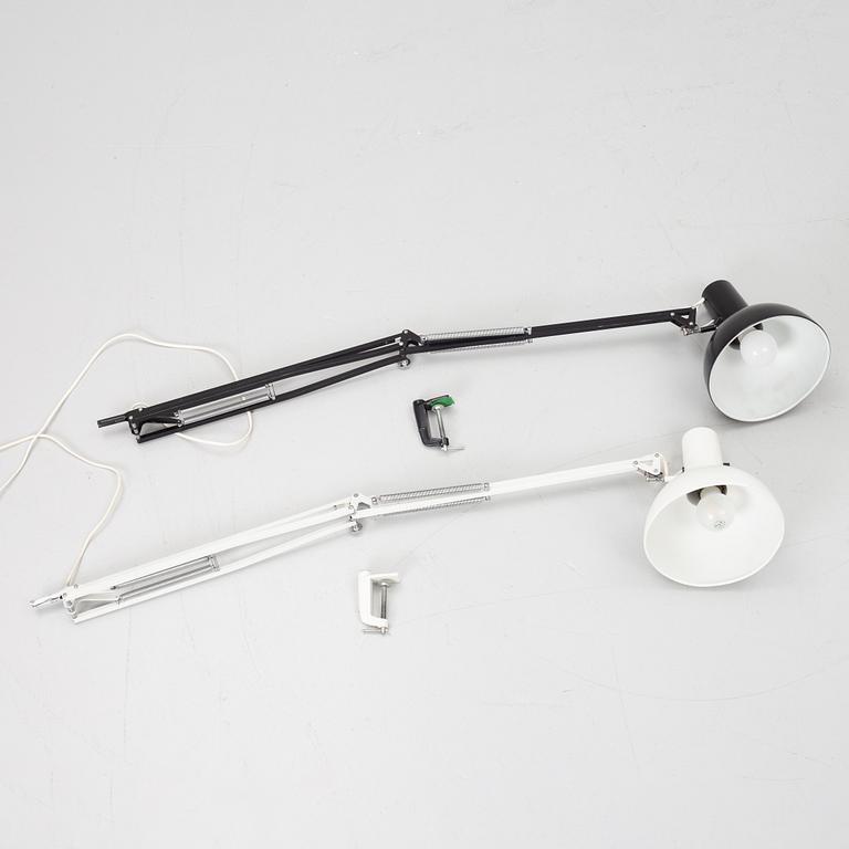 Louis Poulsen, Desk lamps, 2 pcs, Denmark.