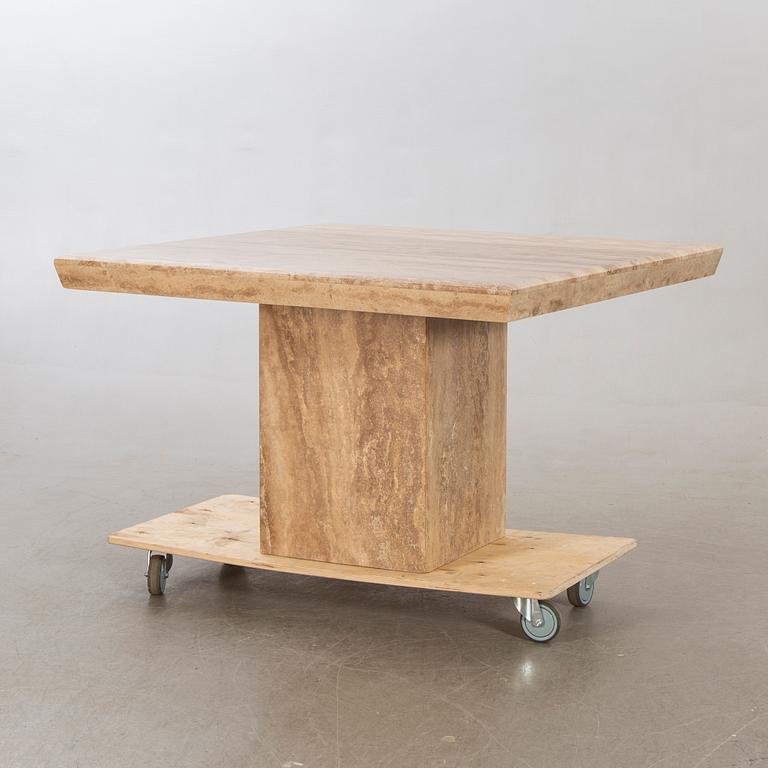 Matbord, Travertin/sten, ca1980-tal.