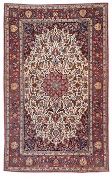 487. An Isfahan rug, Central Persia, c. 175 x 110 cm.