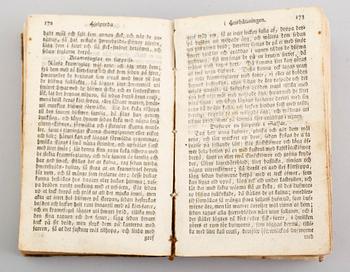BOK: Hjelpreda i Hushållningen för unga fruentimmer av C Warg, tionde upplagan, 1795.