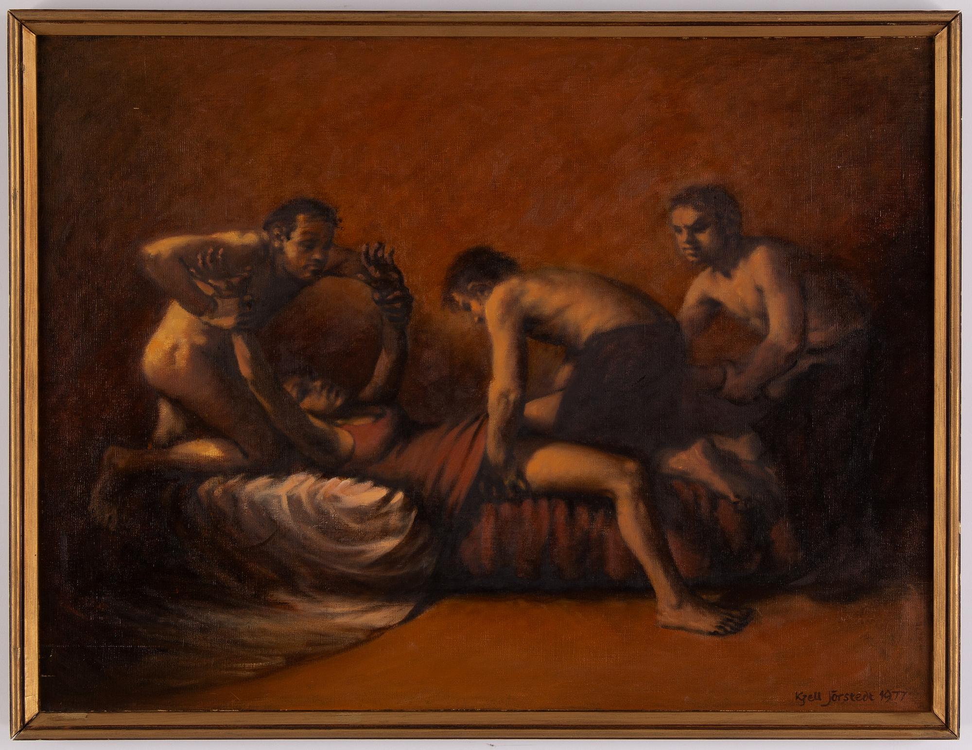 KJELL JÖRSTEDT, oil on canvas, signed Kjell Jörstedt and dated 1977.
