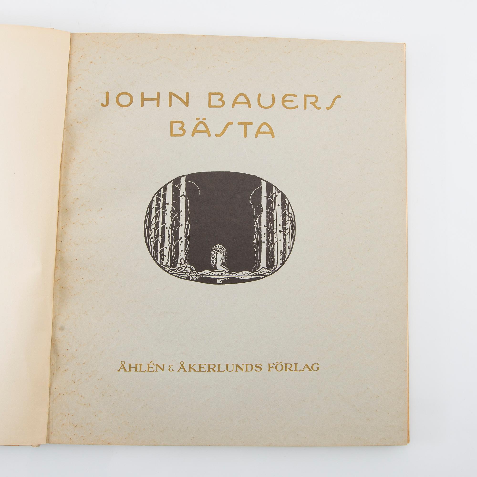 John Bauer, book "John Bauers Bästa", Åhlén & Åkerlunds Förlag, Albert Bonnier, Stockholm 1932.