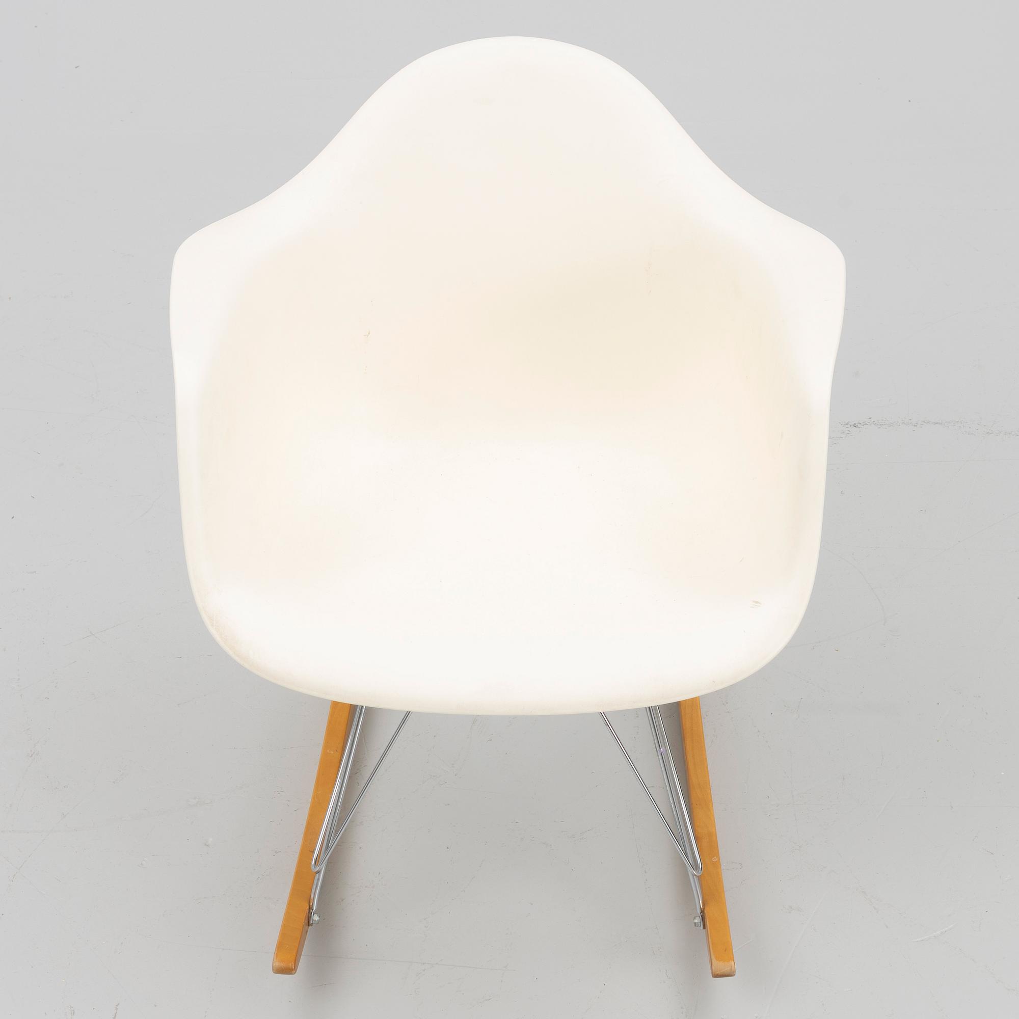 Charles & Ray Eames, an 'RAR' plastic armchair, Vitra, 2012.