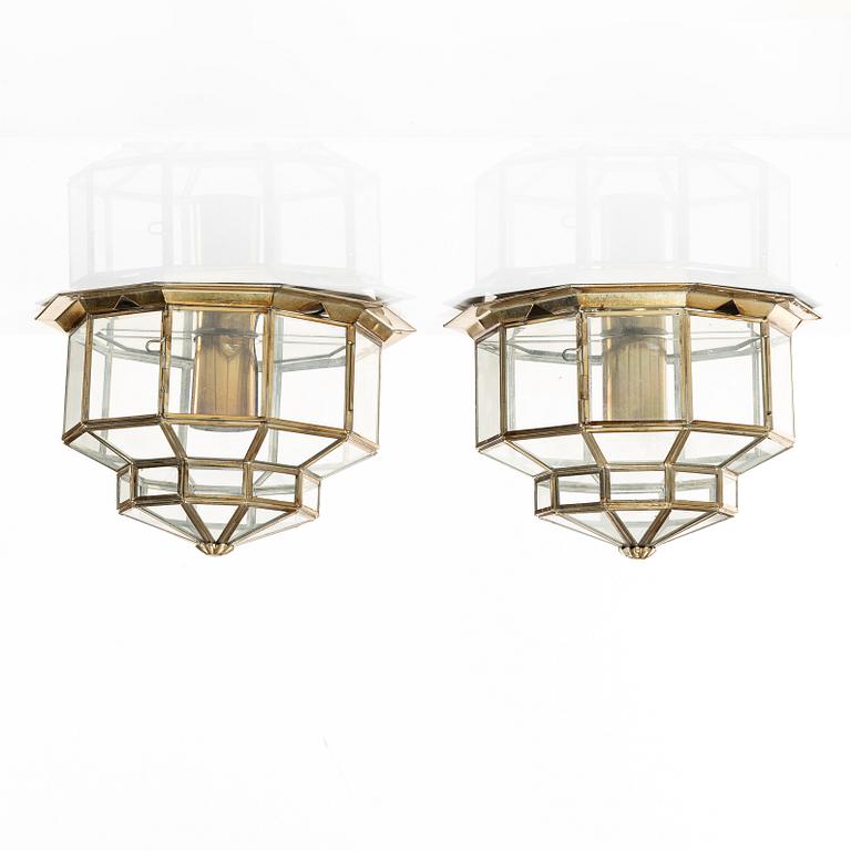 Hijos Esteves, taklampor, ett par, Taurus, Spanien, 1900-talets andra hälft.