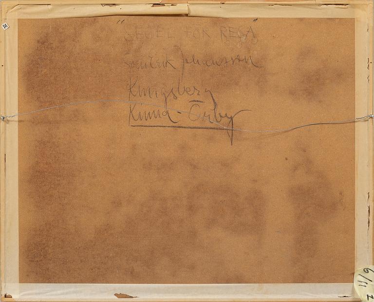 SVEN-ERIK JOHANSSON, gouache på pannå.