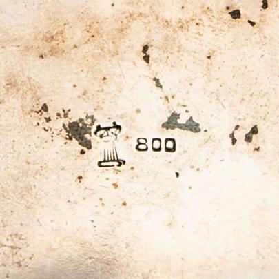 Sugar boxes 3 pcs silver Rococo style second half of the 20th century.