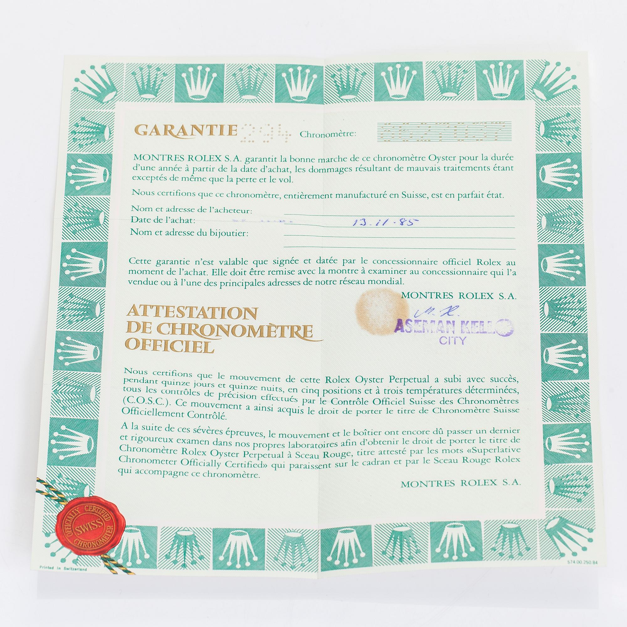 Rolex, Datejust, wristwatch, 36 mm.