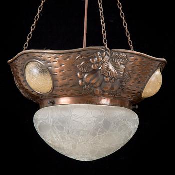 An early 1900s ceiling light.