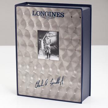 LONGINES, Lindberg hour angle, wristwatch, 38 mm.