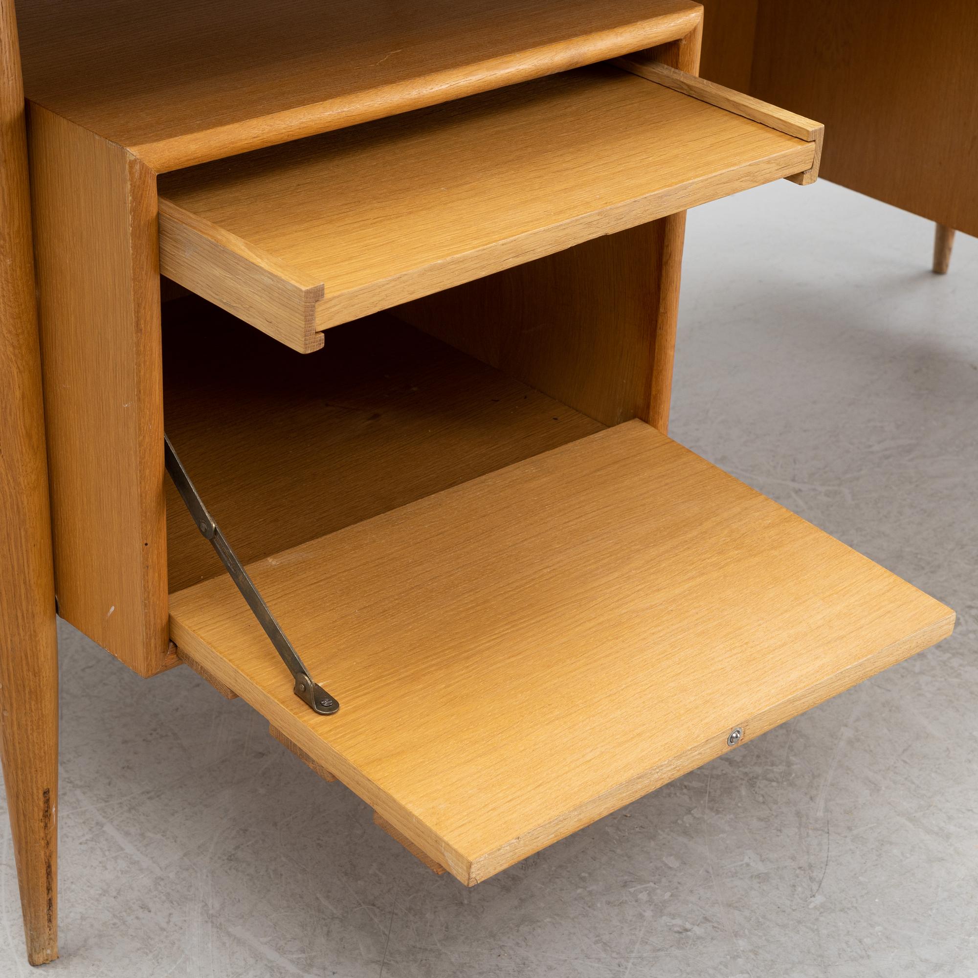 Gunni Omann, an oak desk, 1960's.