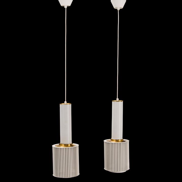 ALVAR AALTO, kattovalaisimia, 2 kpl, malli A111, Valaistustyö.