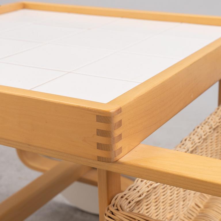 Alvar Aalto, a model 900 serving cart, Artek, Finland.