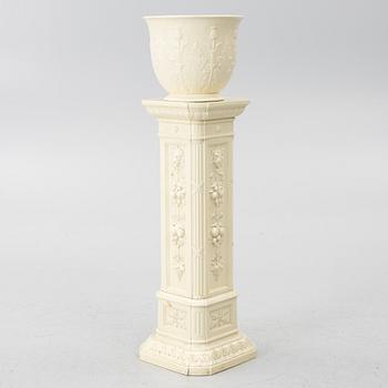 Gustavsberg, Pedestal with outer liner, 1897–98.