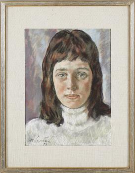 LOTTE LASERSTEIN, pastell, signerad -73.