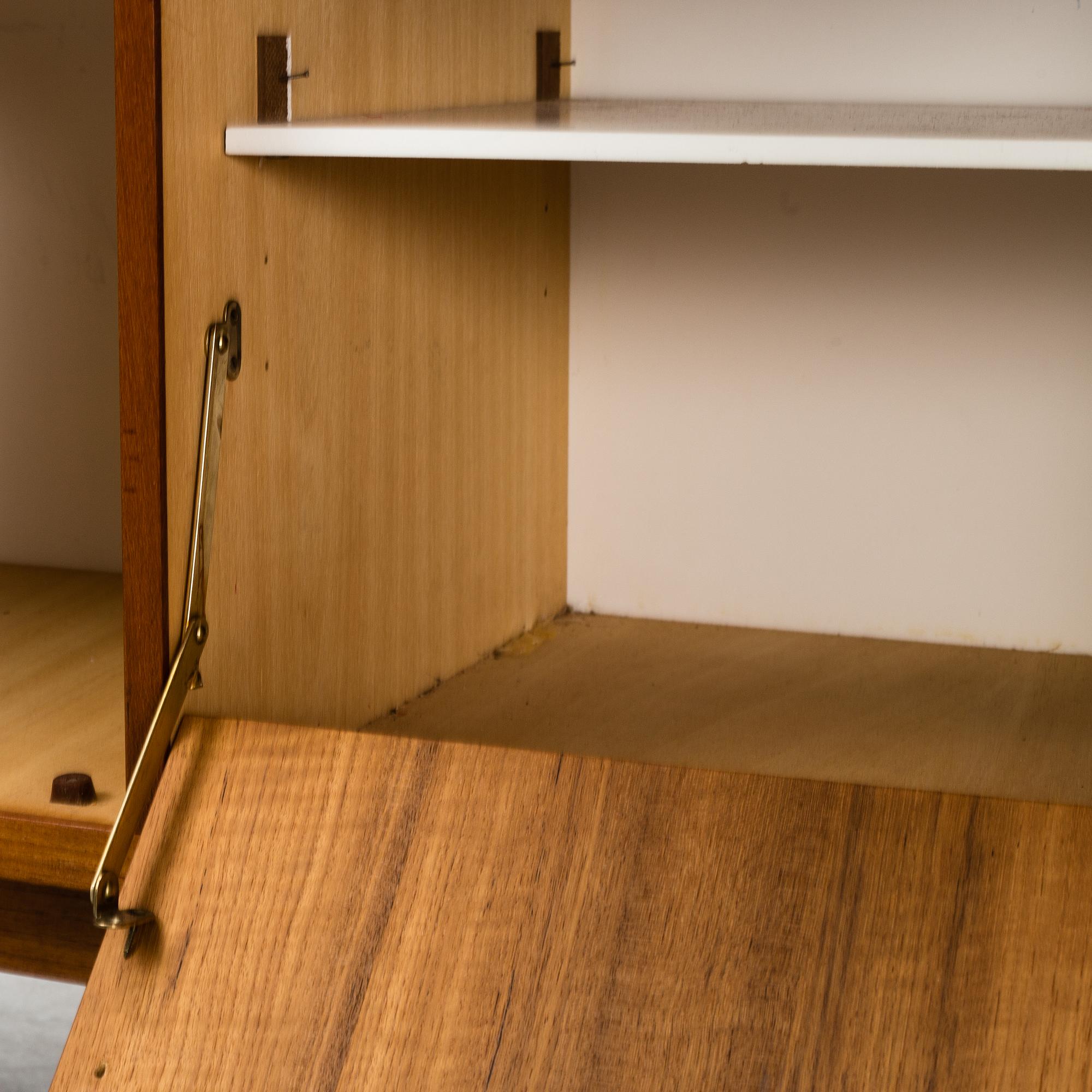 A teak sideboard, second half of the 20th century.