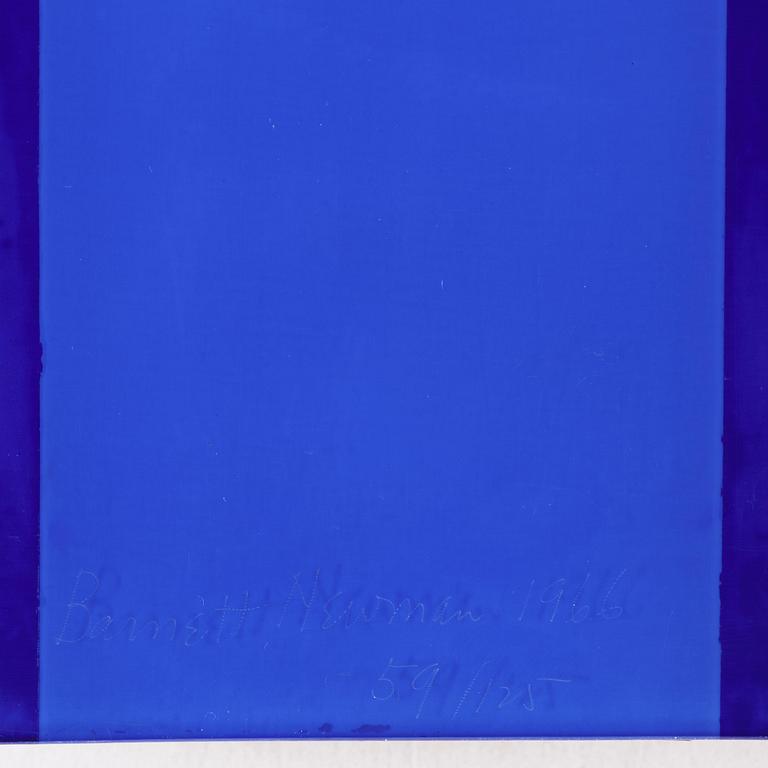 Barnett Newman, "The Moment" from: "Four on Plexiglas".