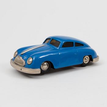 A tinplate Gescha "Porsche Sixmobil" Germany 1950s.