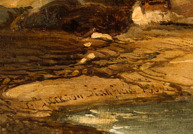 GEORGE CLARKSON STANFIELD, tillskriven, olja på duk, signerad och daterad 1869?.