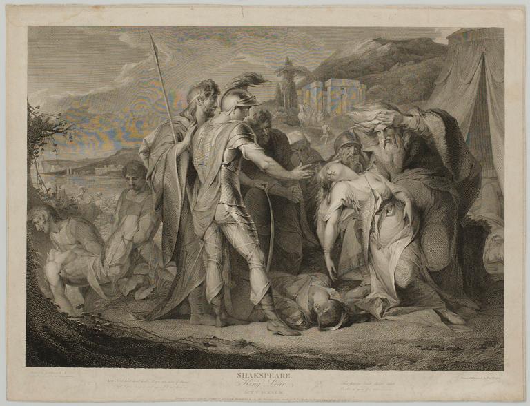 JOHN & JOSIAH BOYDELL (PUBL), Etsningar 4 st, omkring 1770-80.