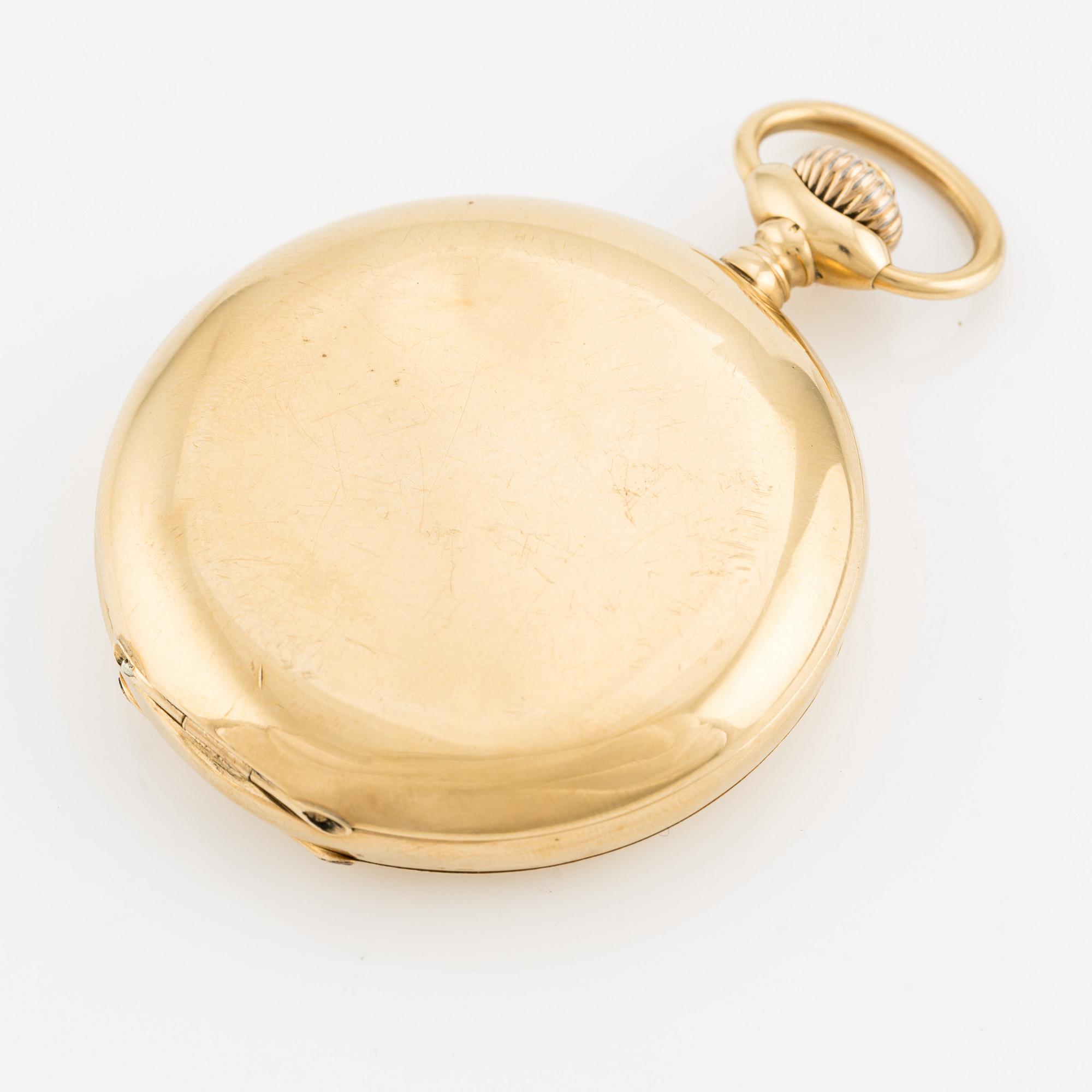 LeCoultre, pocket watch, hunter-case, 51 mm.