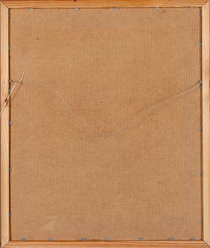 Elvi Maarni, olja på pannå, signerad.