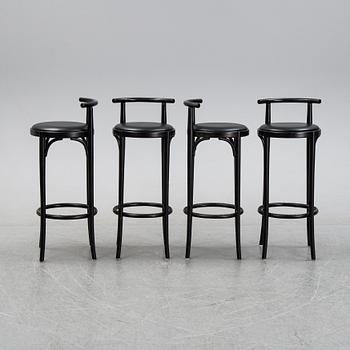 Barstolar/pallar, fyra stycken, "Linus", Gemla, 1996/1997.