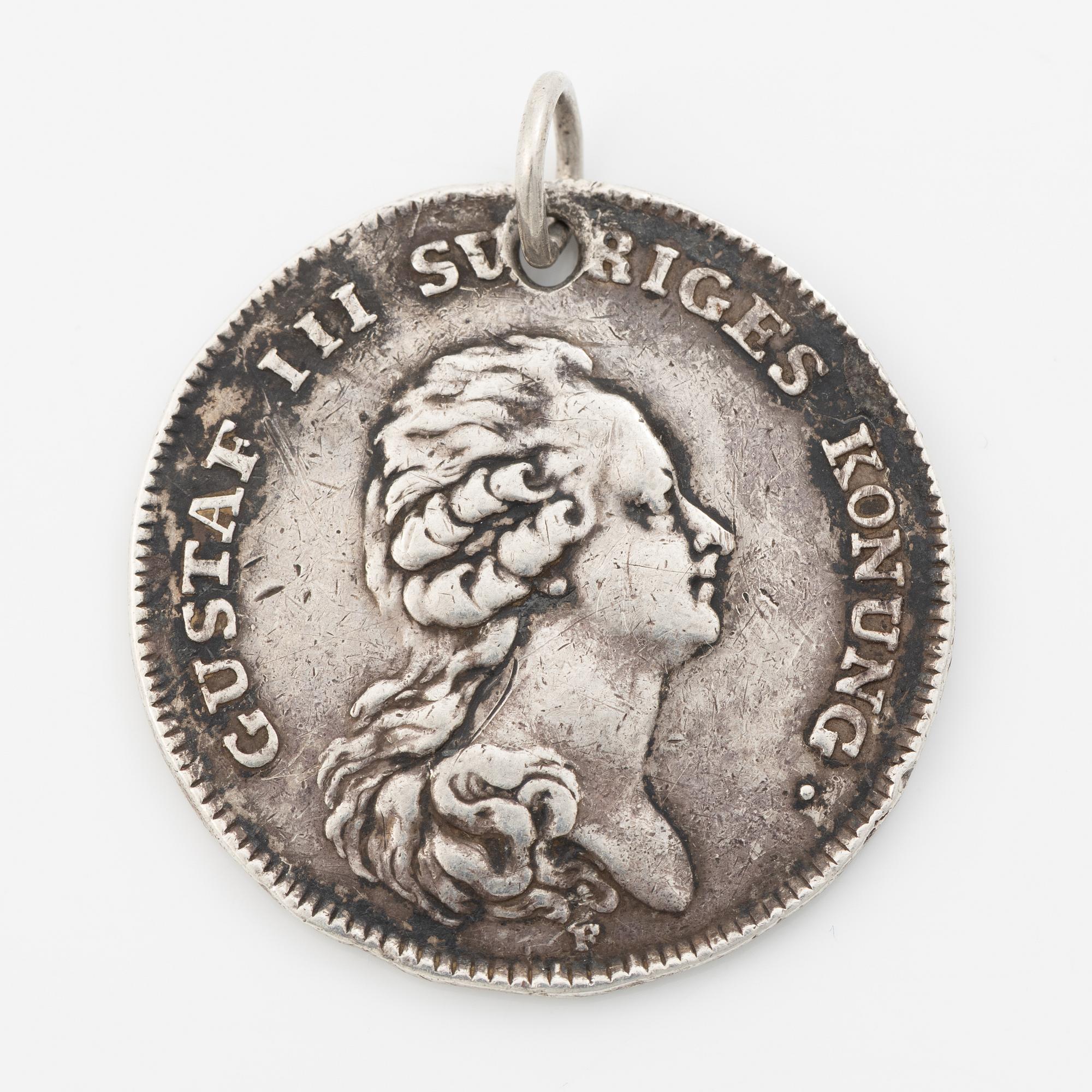 Medal of Valour, 1789 model, silver.