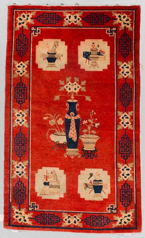 A  RUG, Old Baotou, China, around 168 x 99 cm.