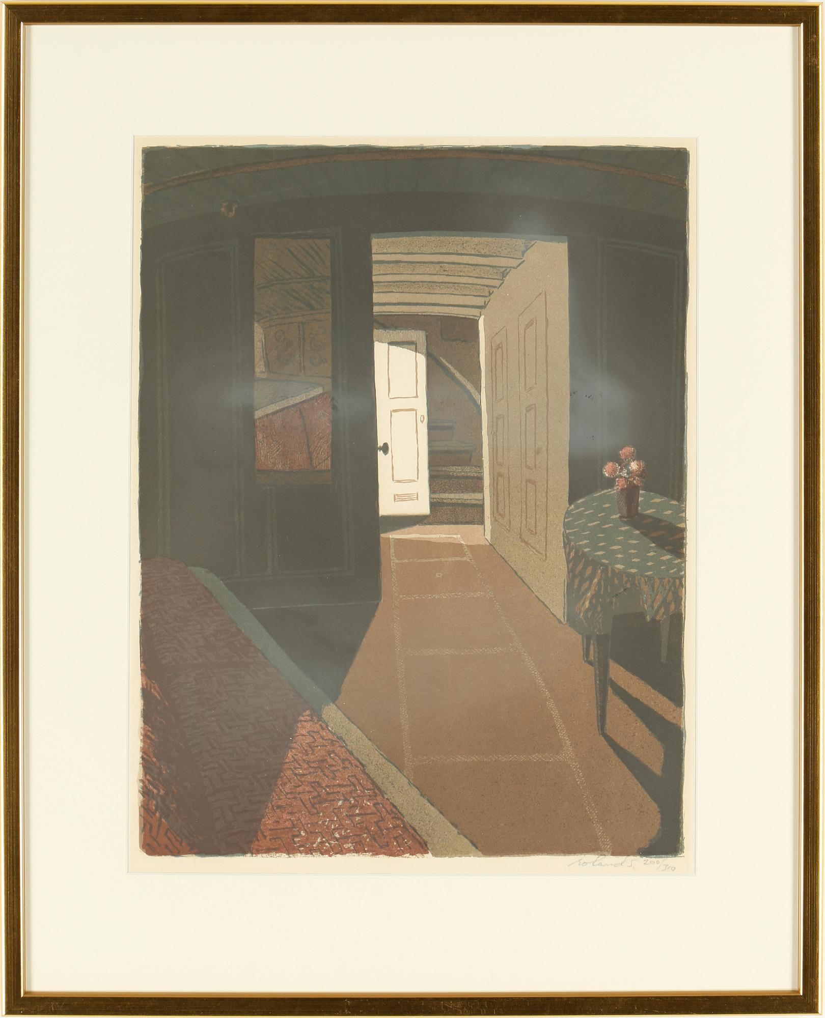 ROLAND SVENSSON, färglitografier 2 st. Signerade och numrerade.