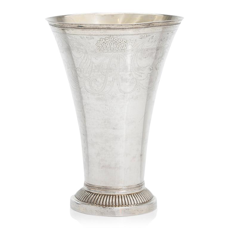 J. Henrik Frodell, a Swedish silver wedding-beaker, Stockholm 1799.