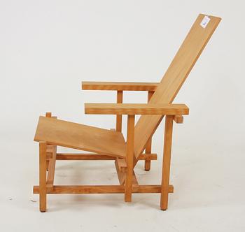 FÅTÖLJ, Gerrit Thomas Rietveld, Cassina, etikettmärkt.