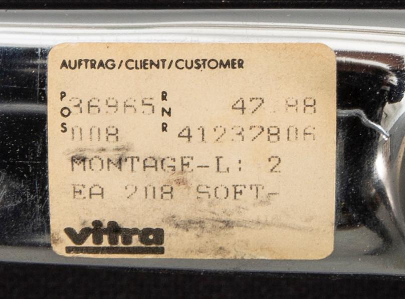 Charles & Ray Eames, office swivel chair, "EA 208 Soft Pad Chair", Vitra late part of the 20th century.