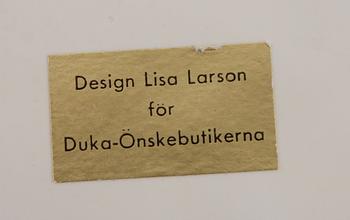 KANNA MED LOCK, flintgods. Design Lisa Larson för Duka-Önskebutikerna.