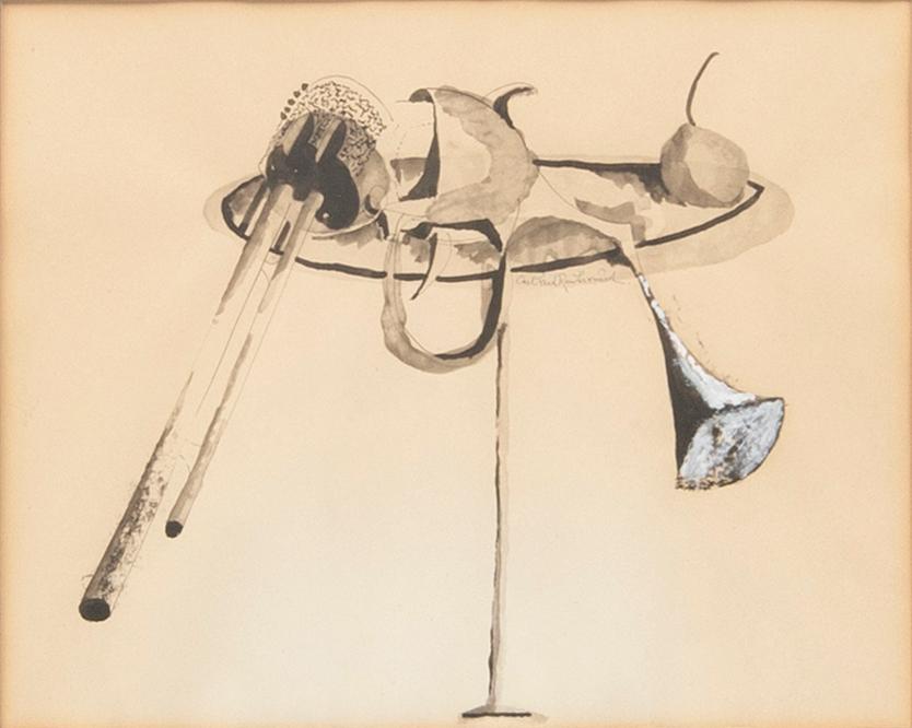 Carl Fredrik Reuterswärd, tusch och lavering,