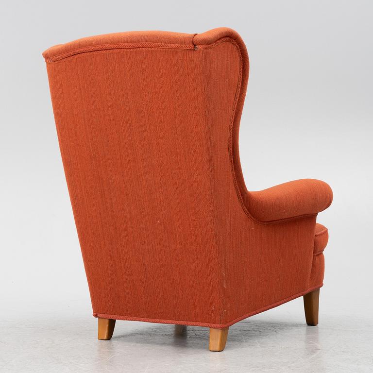 Carl Malmsten, armchair, 'Häggbom', AB O.H. Sjögren.