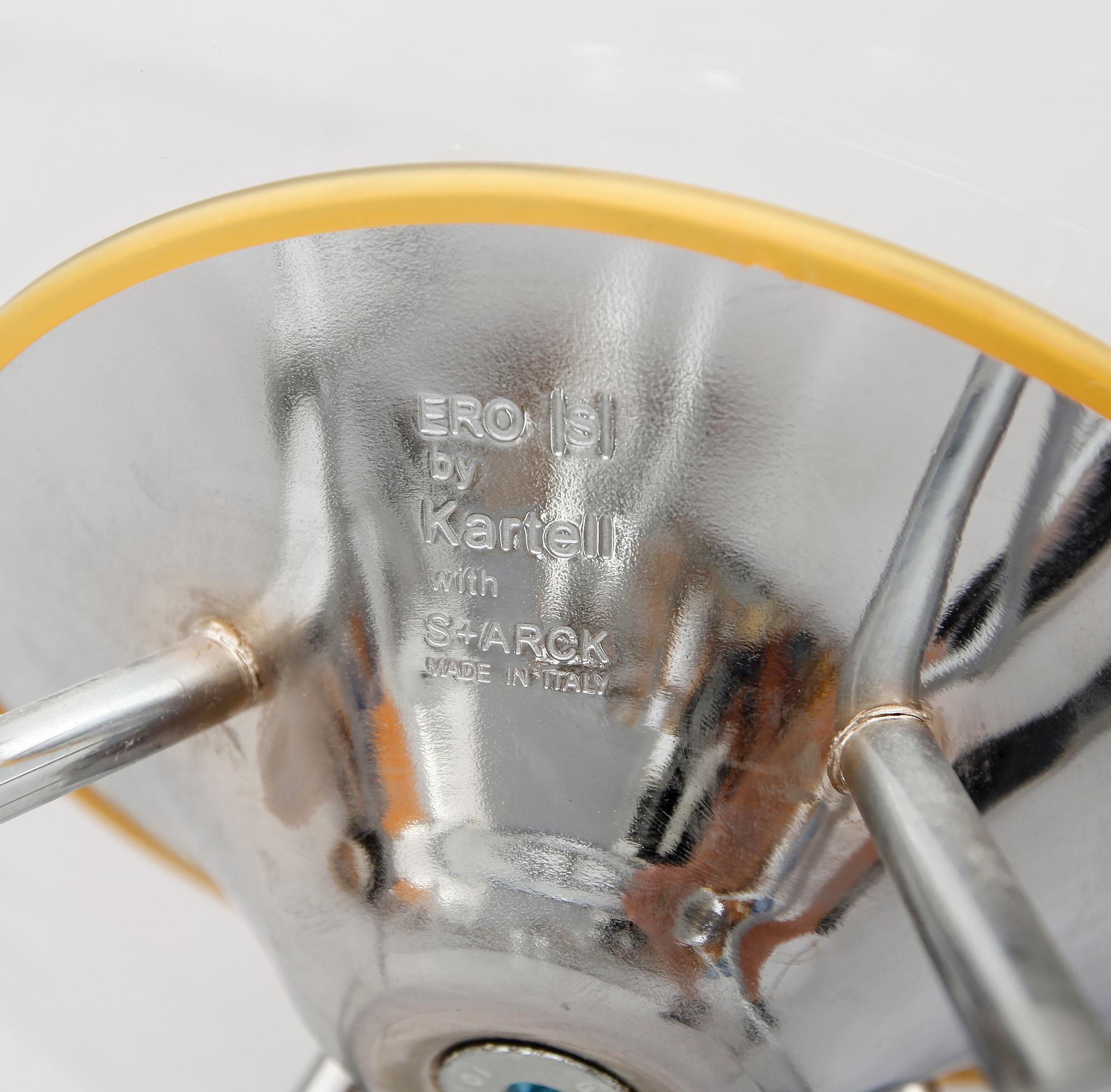 STOLAR, 1 par, "Eros", Philippe Starck för Kartell, Italien, 1900-/2000-tal.
