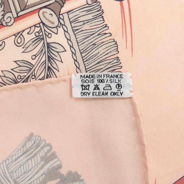 Hermès, scarf, "View of the Galley La Réale".