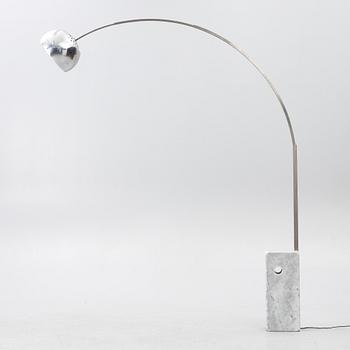 Achille & Pier Giacomo Castiglioni, an 'Arco' ceiling lamp, Flos, Italy.