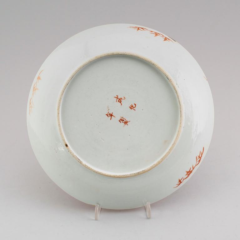 SKÅLFAT, porslin, Kina, 1700-/1800-tal.