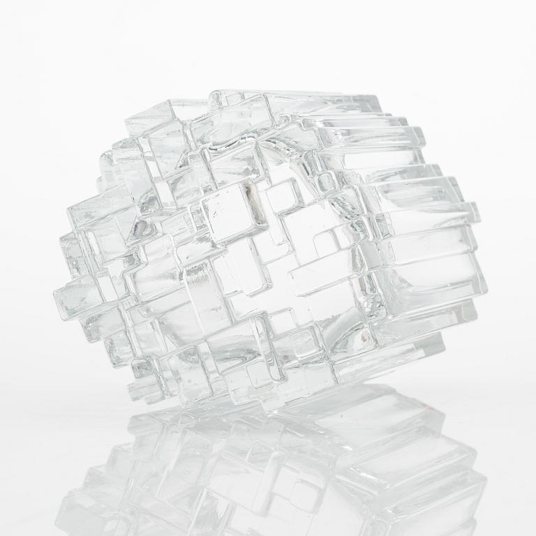 Tapio Wirkkal, maljakko, "Arkadia", Iittala, signeerattu Tapio Wirkkala, 3571.