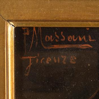 POMPEO MASSANI, oil on canvas, signed P. Massani, Firenze.