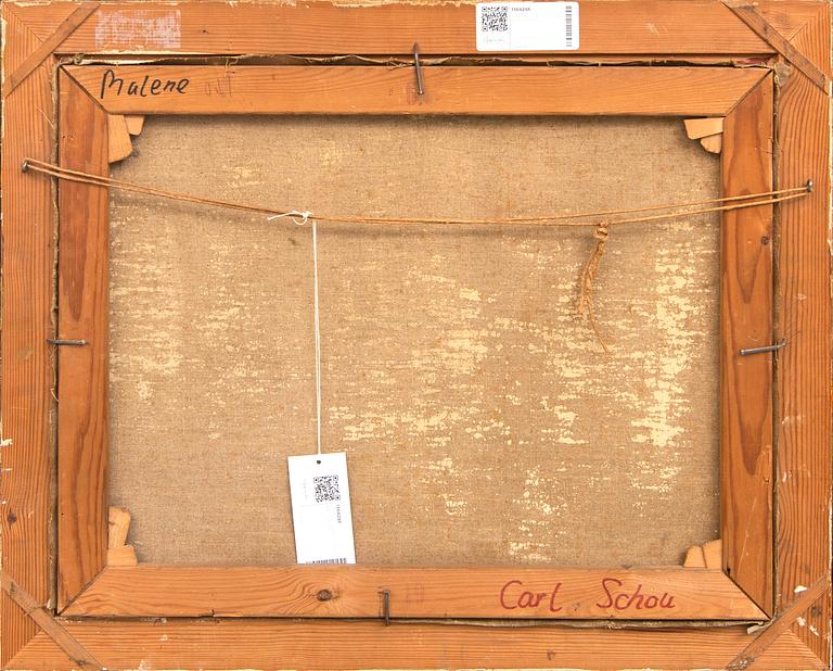 Karl Holger Jacob Schou, a signed oil on canvas.